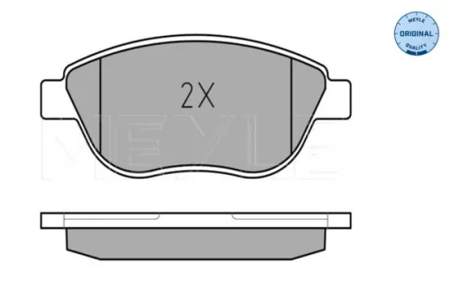 MEYLE Brake Pad Set, disc brake (0252370918/W)
