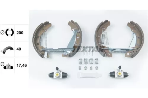 TEXTAR Brake Shoe Set (84044706)