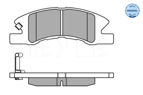 MEYLE Brake Pad Set, disc brake (0252422914/W)