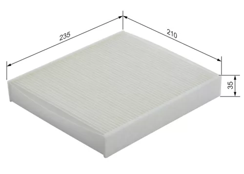 BOSCH Filter, cabin air (1987432113)