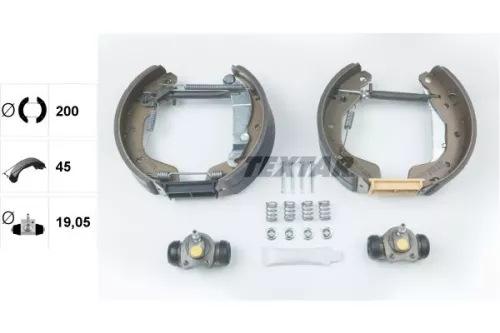 TEXTAR Brake Shoe Set (84044900)