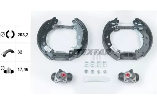 TEXTAR Brake Shoe Set (84057400)