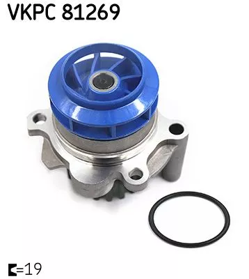 SKF Water Pump, engine cooling (VKPC81269)