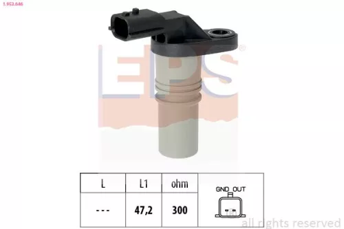 Sensor, crankshaft pulse