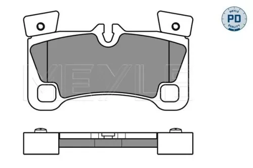 MEYLE Brake Pad Set, disc brake (0252429616/PD)