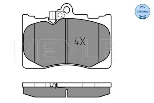 MEYLE Brake Pad Set, disc brake (0252032517/W)