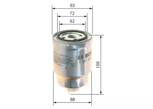 BOSCH Fuel Filter (1457434439)