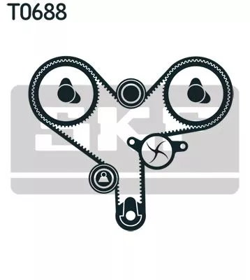 SKF Timing Belt Kit (VKMA91904)