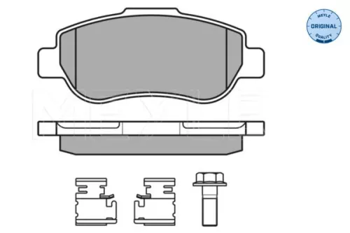 MEYLE Brake Pad Set, disc brake (0252407217/W)