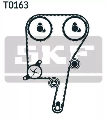 SKF Water Pump & Timing Belt Kit (VKMC06602)