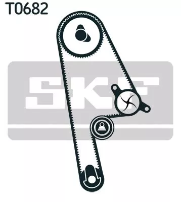 SKF Water Pump & Timing Belt Kit (VKMC93616)