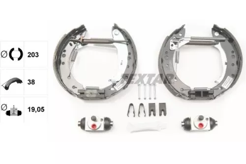 TEXTAR Brake Shoe Set (84068800)
