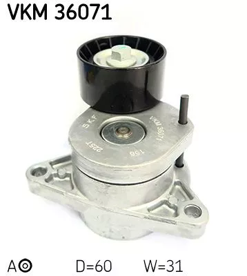 SKF Belt Tensioner, V-ribbed belt (VKM36071)