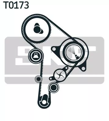 SKF Water Pump & Timing Belt Kit (VKMC01244)