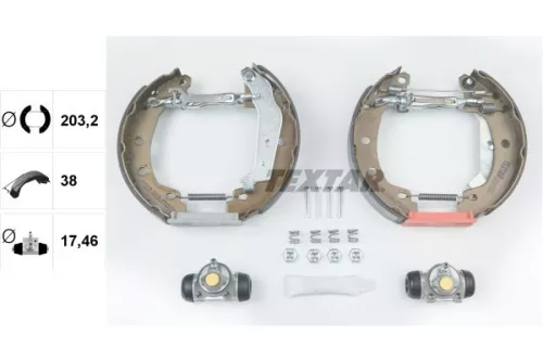 TEXTAR Brake Shoe Set (84049500)