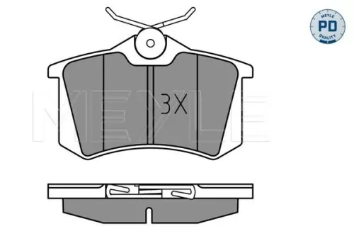 MEYLE Brake Pad Set, disc brake (0252355417/PD)