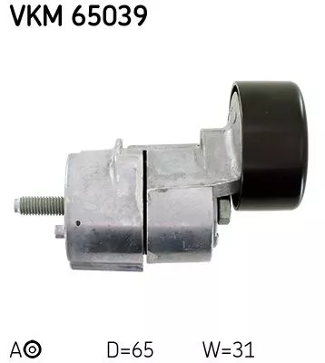 SKF Belt Tensioner, V-ribbed belt (VKM65039)
