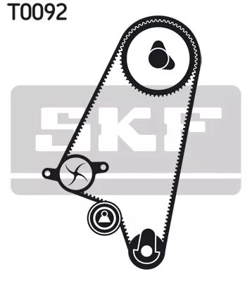 SKF Water Pump & Timing Belt Kit (VKMC05121-2)