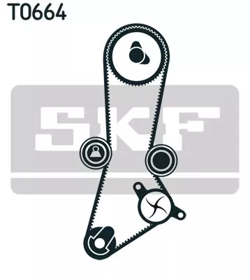 SKF Water Pump & Timing Belt Kit (VKMC95660-2)