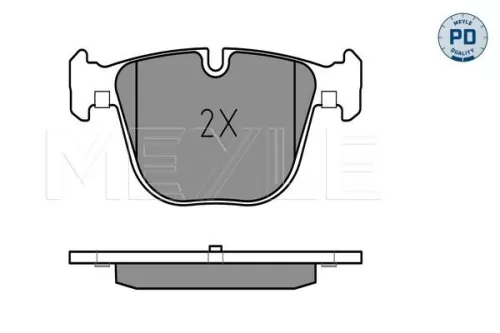 MEYLE Brake Pad Set, disc brake (0252373116/PD)