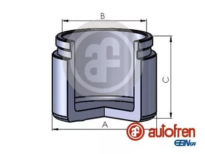 Piston, brake caliper