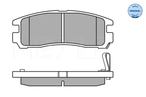 MEYLE Brake Pad Set, disc brake (0252170615/W)
