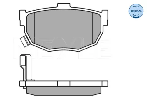 MEYLE Brake Pad Set, disc brake (0252155314/W)