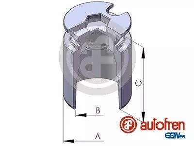 Piston, brake caliper