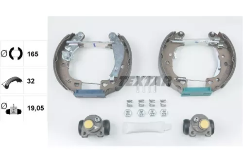 TEXTAR Brake Shoe Set (84038002)