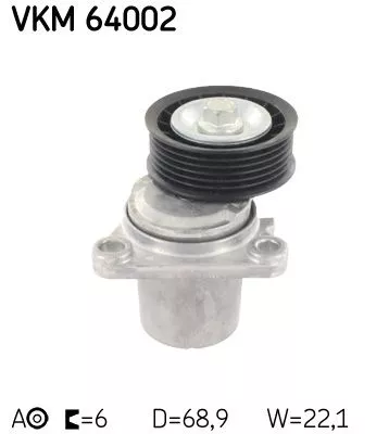 Belt Tensioner, V-ribbed belt