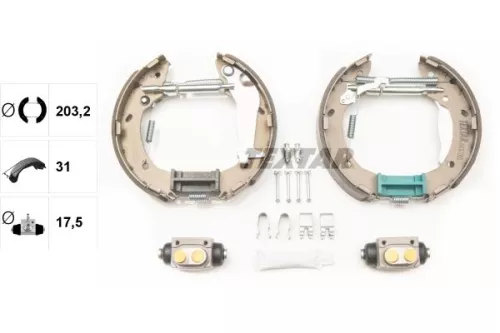 TEXTAR Brake Shoe Set (84063300)