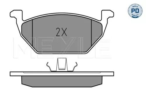 MEYLE Brake Pad Set, disc brake (0252313119/PD)