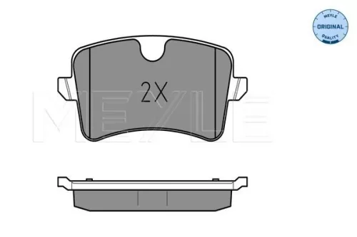 MEYLE Brake Pad Set, disc brake (0252460617/W)