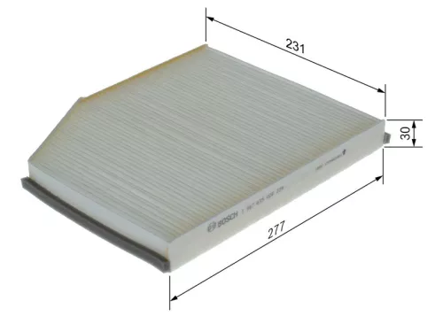 BOSCH Filter, cabin air (1987435028)