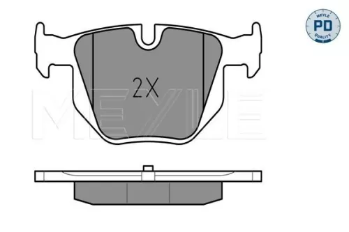 MEYLE Brake Pad Set, disc brake (0252373217/PD)