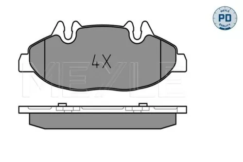 MEYLE Brake Pad Set, disc brake (0252400720/PD)