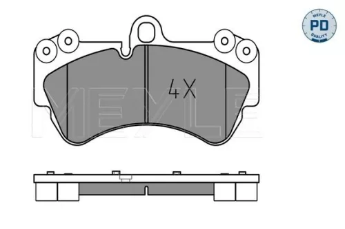 MEYLE Brake Pad Set, disc brake (0252369217/PD)