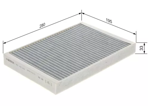 BOSCH Filter, cabin air (1987432405)