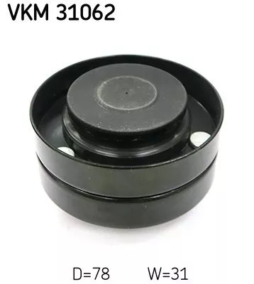 SKF Deflection/Guide Pulley, V-ribbed belt (VKM31062)