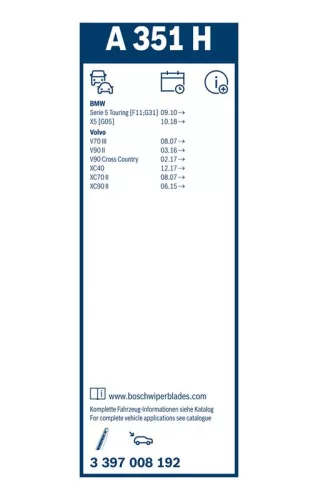 BOSCH Wiper Blade (3397008192)