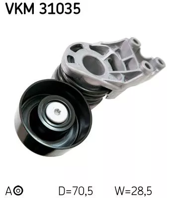 Belt Tensioner, V-ribbed belt