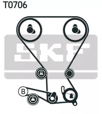 SKF Timing Belt Kit (VKMA95966)