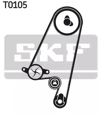 SKF Water Pump & Timing Belt Kit (VKMC05402)