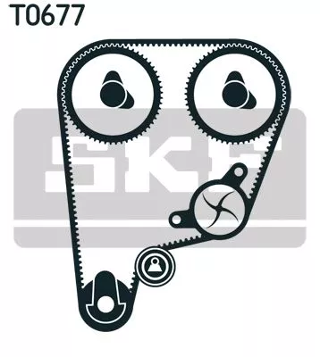 SKF Water Pump & Timing Belt Kit (VKMC93210)