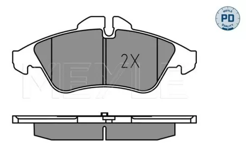 MEYLE Brake Pad Set, disc brake (0252399020/PD)