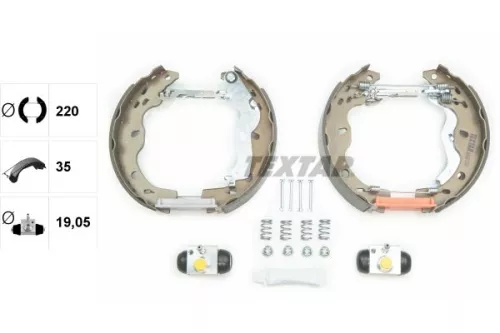 TEXTAR Brake Shoe Set (84067500)