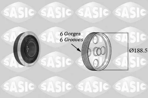 Belt Pulley, crankshaft