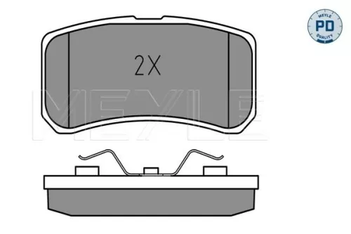 MEYLE Brake Pad Set, disc brake (0252358216/PD)