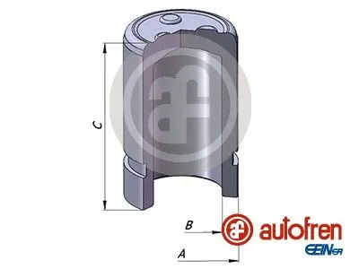 Piston, brake caliper