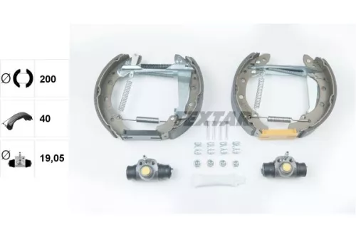 TEXTAR Brake Shoe Set (84018301)